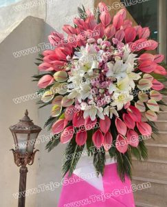 سفارش تاج گل برای افتتاحیه مغازه