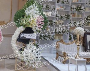 تاج گل ترحیم با عکس تاج گل ترحیم با عکس
