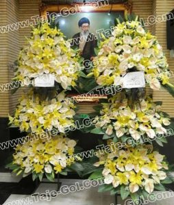 تاج گل برای مراسم خاکسپاری تاج گل برای مراسم خاکسپاری