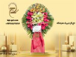 تاج گل تبریک نمایشگاه 1 طبقه