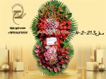 پایه گل نمایشگاه و افتتاحیه 2 طبقه